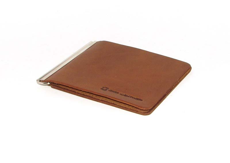 Шкіряний затиск для грошей DNK Leather DNK Затиск Spring+ світло-коричневий Шкіряний затиск для грошей DNK Leather DNK Затиск Spring+ світло-коричневий